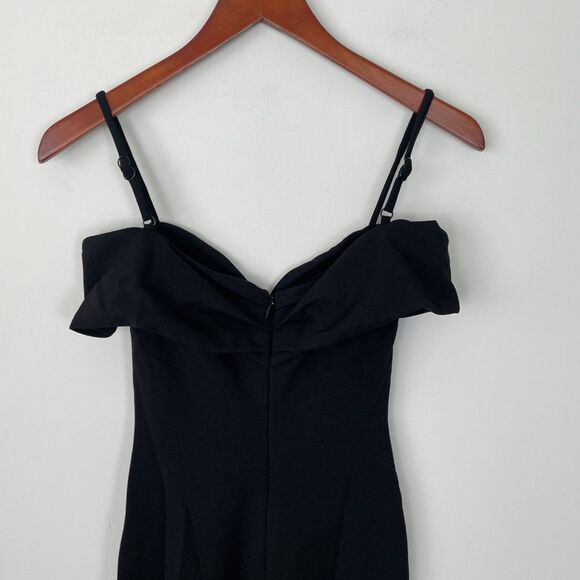 Nookie Revolve Phoenix Off The Shoulder Sweetheart Neckline Midi Dress Black XS - Picture 6 of 10